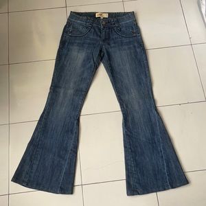 Bell bottom low rise jeans